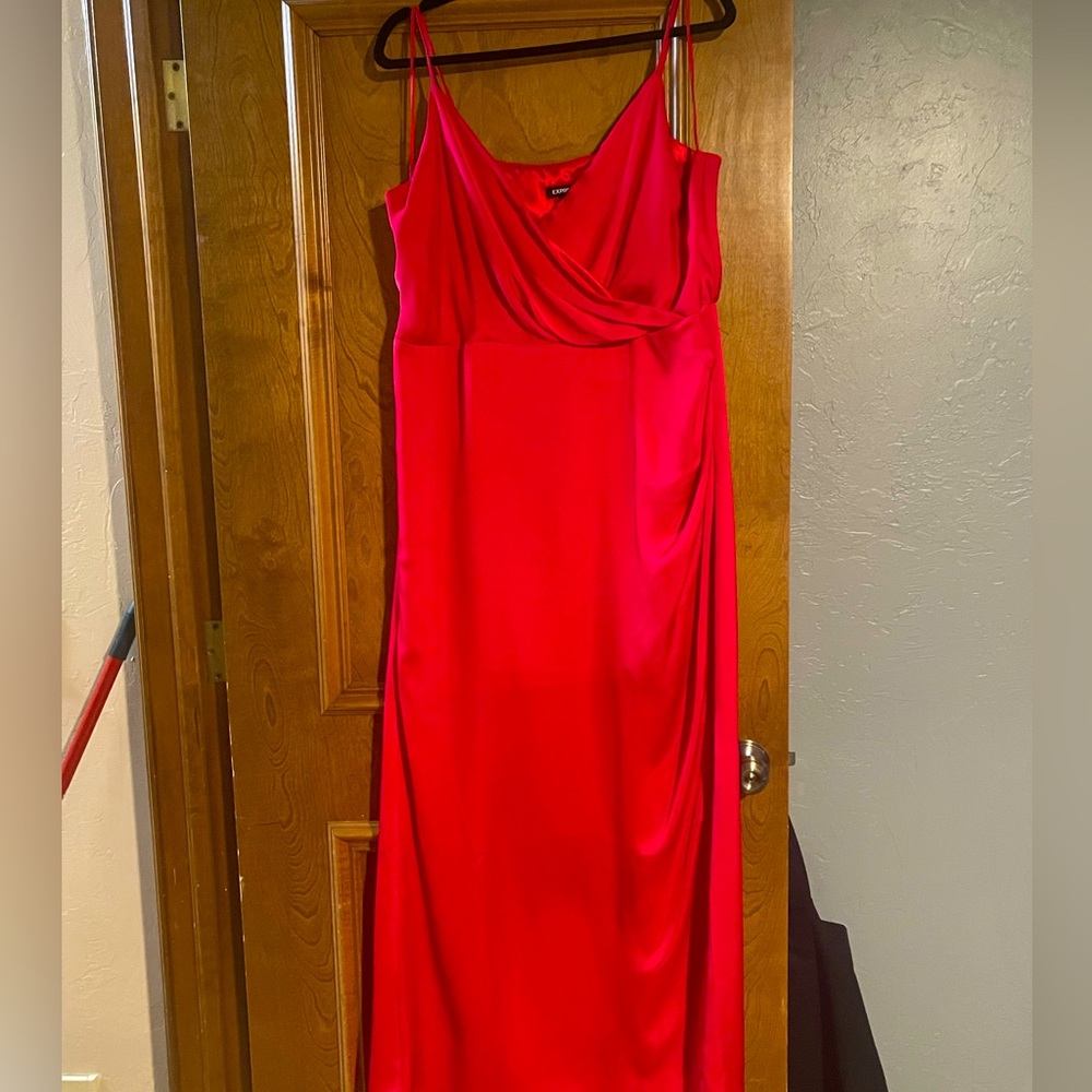Express Satin Maxi Dress